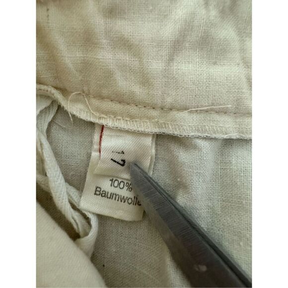 German 100% Quality Cotton Embroidered Boho Folk Cream Maxi Skirt - Picture 10 of 10